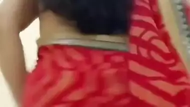 Desi village bhabi with saree