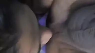 Desi wife licking ass of husband