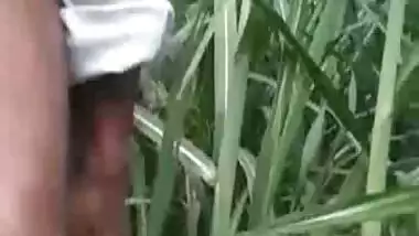 Dehati outdoor stripping before sex