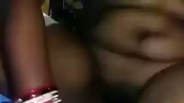 Village wife stripping clothes and naked masturbation