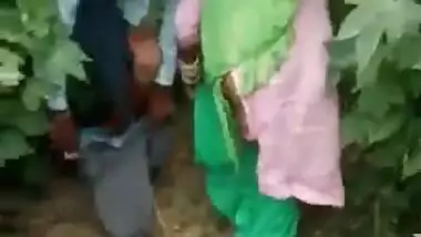 Village couple caught fucking outdoor