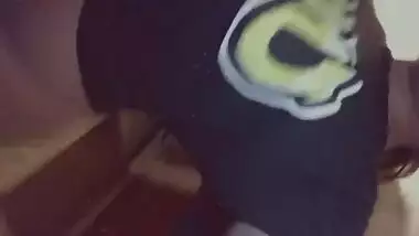 Gorgeous blue eyes Native American with pierced nipples