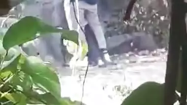 Indian College lover outdoor romance part 2