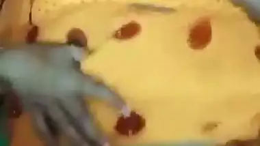 Saree XNXX sex video of yellow saree aunt