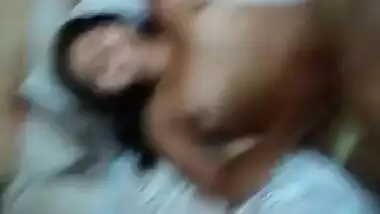 Topless Desi teen in yellow panties isn't sure about sex with XXX boy on camera