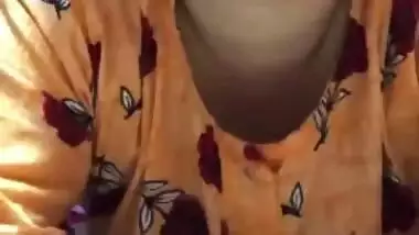 Cutie showing huge melons