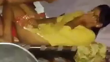 Old man drills his young granddaughter into the bed
