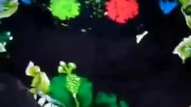 indian horny bhabhi showing and squeezing her big boobs