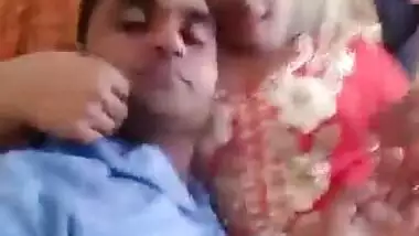 Desi couple enjoying sex in Bedroom