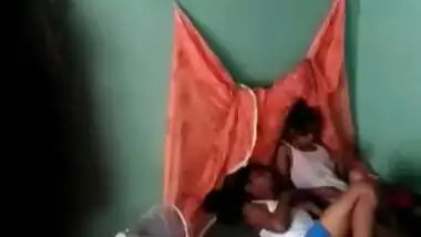 Village Young couple hot sex recorded in 2 clips merged